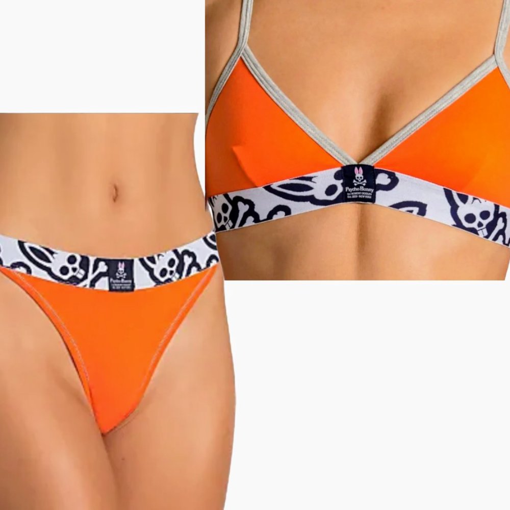 COPY - PSYCHO BUNNY SET- Bralette( Size S) & Matching Thong (Xs) Set.